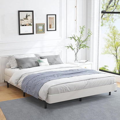 Vaciwe 6 Inch Full Box Spring and Cover Set, Box Springs Full Size, Heavy Duty Mattress Foundation, Easy Clean Cover, Simple Assembly