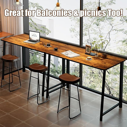 31.5" Folding Desk for Small Spaces, Foldable Computer Table for Home Office, Study,Bedroom,Dorm,Craft, Space Saving,Small Writing Work Office Compact Computer Desk,Easy Assembly,Rustic Brown