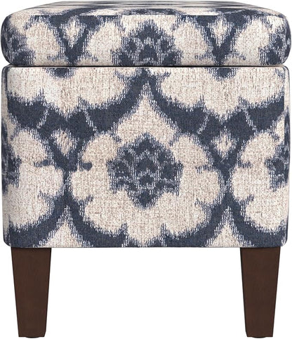 HomePop 36" Decorative Storage Bench - Blue Medallion Print