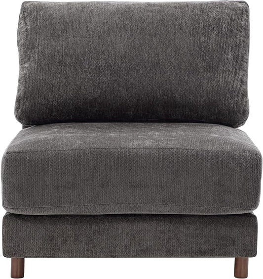 Oversized L Shaped Sectional Couch for Living Room, Extra Large Deep Seat Modular Sectional Sofa with Washable Covers, Modern Cloud Couch for Apartment, Bedroom (Gray, Seat)