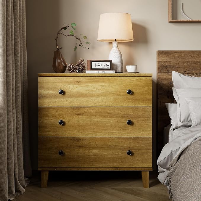 Rustic Drawer Dresser with 9 Drawers 3 in 1 Storage Dressers Organizer for Bedroom, Kids Room Living Room,Brown Oak