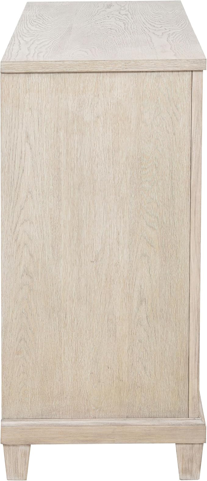 Coaster Home Furnishings - Pembroke - Wood - 6-Drawer Bedroom Dresser with Stepped Trim, Ring Pulls and Coastal Style - Bedroom - Washed Oak - 215923