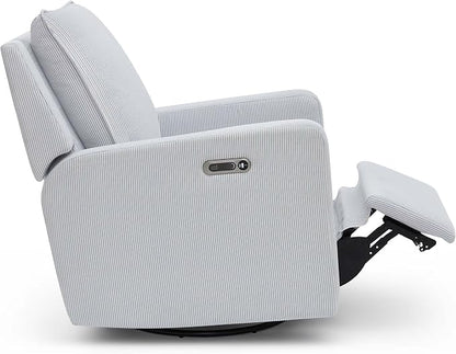Delta Children - babyGap Harlowe Power Recliner, Sky Blue | Power Recliner with USB-A and Type-C Ports, Greenguard Gold Certified, Stain-Resistant Fabric, Oeko-TEX 100 Certified