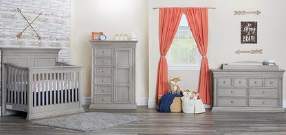 Baby Cache Vienna 4 in 1 Convertible Crib, Ash Grey