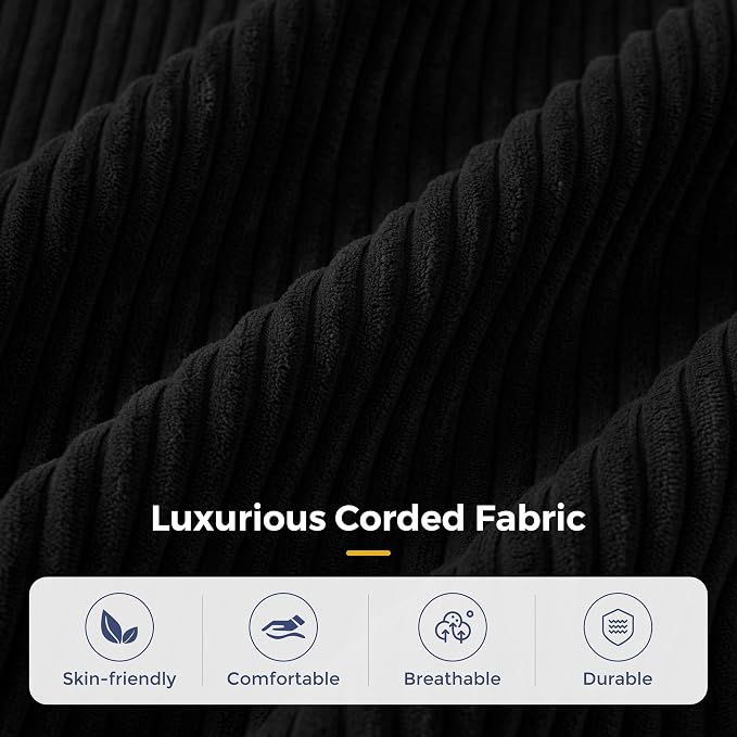 MAXYOYO Modular Sectional Sofa Couch, Foldable Oversized U Shaped Cloud Couch with Pillows, Tufted Boneless Lounger Floor Sofa Bed for Living Room, No Assembly Required, Black