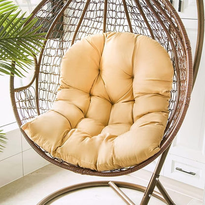 Hammock Swing Egg Chair Cushion Replacement, Hanging Basket Seat Pillow | Thick, 31.5 x 43.3 inches, High Elasticity Cotton, Soft Back Pads, Indoor, Outdoor, Garden, Office, Patio, Porch, Furniture