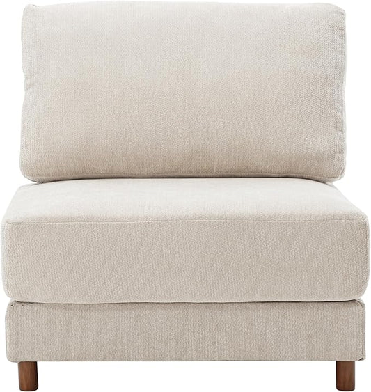 Oversized L Shaped Sectional Couch for Living Room, Extra Large Deep Seat Modular Sectional Sofa with Washable Covers, Modern Cloud Couch for Apartment, Bedroom (Beige, Seat)