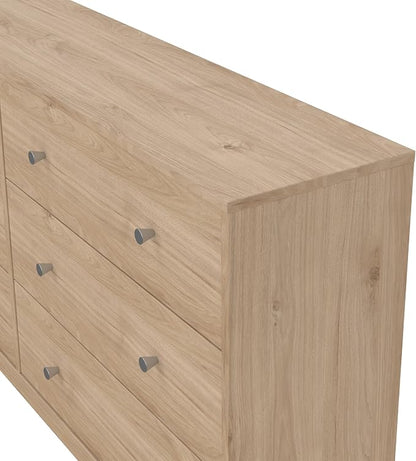 6 Drawer Double Dresser | Compact Depth