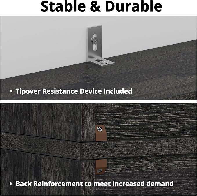 IRONCK Bookshelves and Bookcases Floor Standing 6 Tiers Display Storage Shelves 70 in Tall Bookcase Home Decor Furniture for Home Office, Living Room, Bed Room