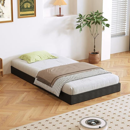 Box Spring, Metal Frame Mattress Foundation with Fabric Cover, Easy Assembly, Noise-Free (5 Inch, Twin)
