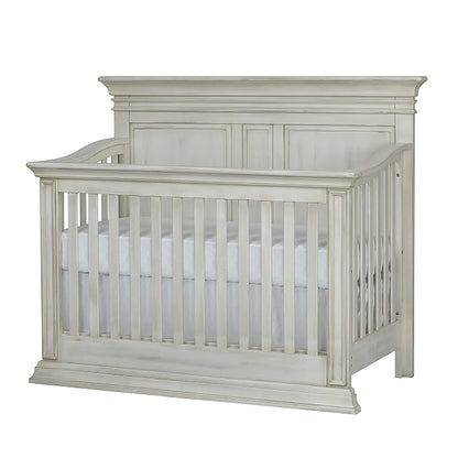 Baby Cache Vienna 4 in 1 Convertible Crib, Antique White