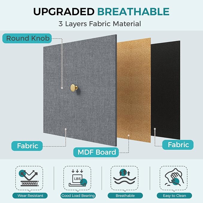 OLIXIS 5 Drawer Dresser for Bedroom, Storage Organizer Unit for Closet | Chest of Drawers for Clothes Storage with Bins, Wide Fabric Bedroom Dresser, Wooden Top, Living Room, Gray Blue