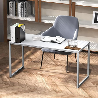 SHW Mission 32-Inch Home Office Computer Desk, White