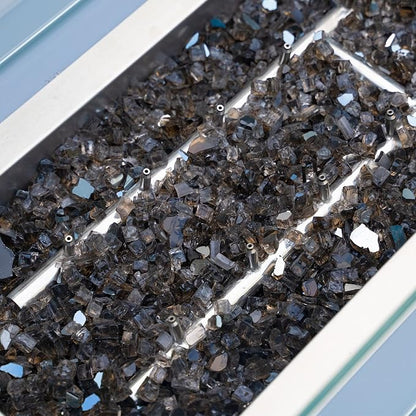 Stanbroil 10-Pound Fire Glass - 1/2 inch Reflective Tempered Fire Glass for Fireplace Fire Pit, Bronze Reflective