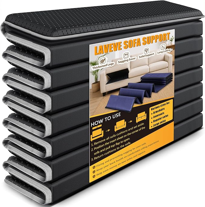 LAVEVE Heavy Duty Couch Cushion Support Board for Sagging Sofa, 30''x96'' Extra Thick Solid Wood Under Couch Insert with Anti-Slip Dots, Perfectly Fix and Protect Oversized Sofa, Extend Couch Life