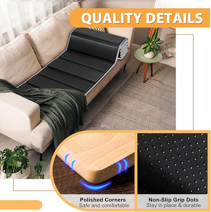 LAVEVE Heavy Duty Couch Cushion Support Board for Sagging Sofa, 21.5''x48'' & 21.5''x81'' Extra Thick Solid Wood Under Couch Insert with Anti-Slip Dots, Repair Sagging Spring Sofa Cushions