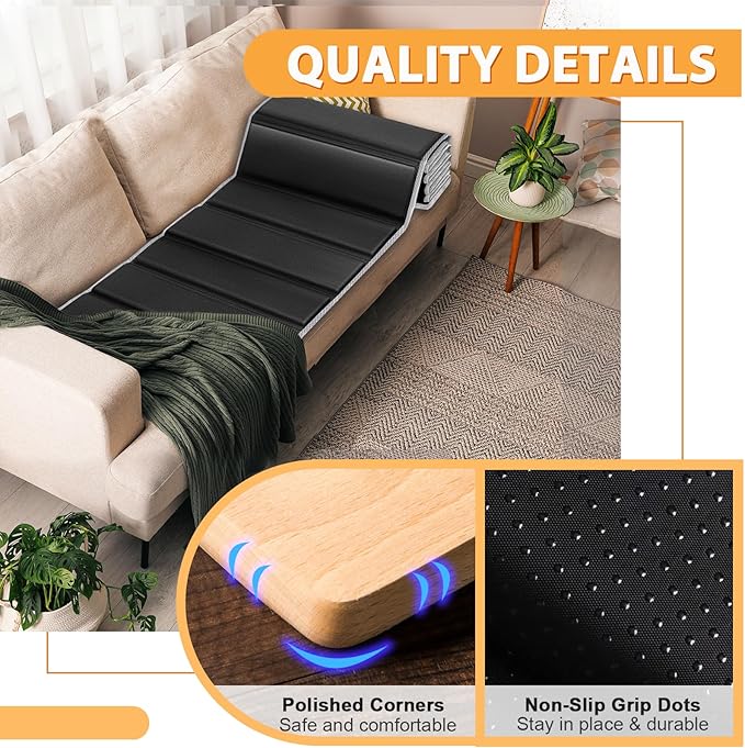 LAVEVE Heavy Duty Couch Cushion Support Board for Sagging Sofa, 30''x96'' Extra Thick Solid Wood Under Couch Insert with Anti-Slip Dots, Perfectly Fix and Protect Oversized Sofa, Extend Couch Life