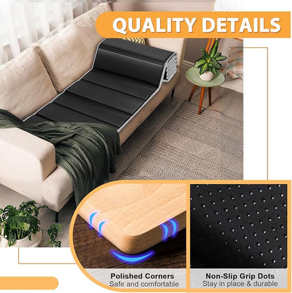 LAVEVE Heavy Duty Couch Cushion Support Board for Sagging Sofa, 25''x96'' Extra Thick Solid Wood Under Couch Insert with Anti-Slip Dots, Perfectly Fix and Protect Oversized Sofa, Extend Couch Life