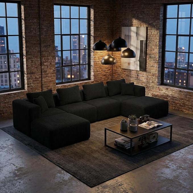 Novilla 70.8" Modular Sectional Sofa, Modern Cloud Sectional Couch with Smarts Coil® Support, Upholstered Boneless Couch for Living Room Apartments Bedroom, No Assembly Required (Loveseat)