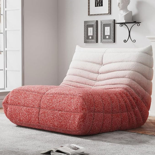 WHGBJA Bean Bag Chair for Adults, Lazy Bean Bag Sofa for Bedroom, Living Room, Reading, Gaming Floor Sofa Chair, Boneless, Comfy