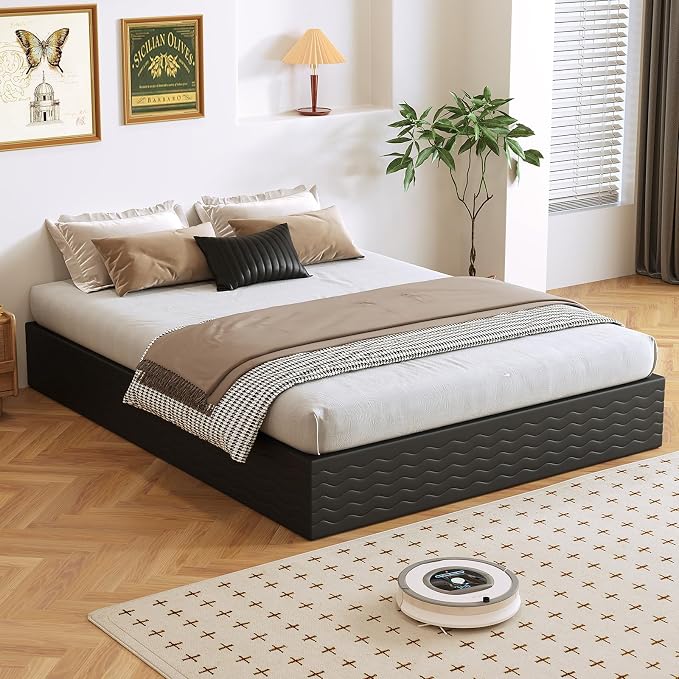 10 Inch High Profile Queen Box Spring, Heavy Duty Metal Frame Mattress Foundation with Fabric Cover, Easy Assembly, Noise-Free (10 Inch, Queen)