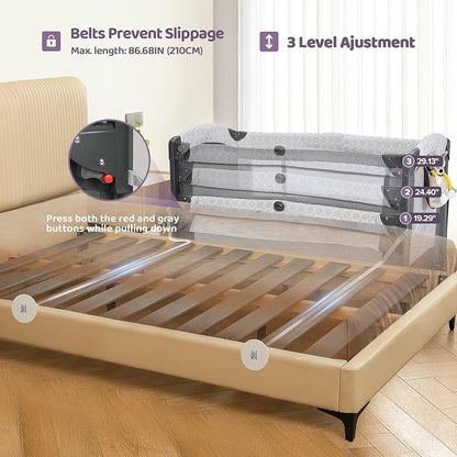 ELEMARA Wide Baby Bassinet Bedside with Diaper Changer,Long Next to Bed Crib with Mattress,Sheet,Music, Playpen Travel Bed with Storage (3 in 1 Baby Bassinet, 3 in 1 Full)