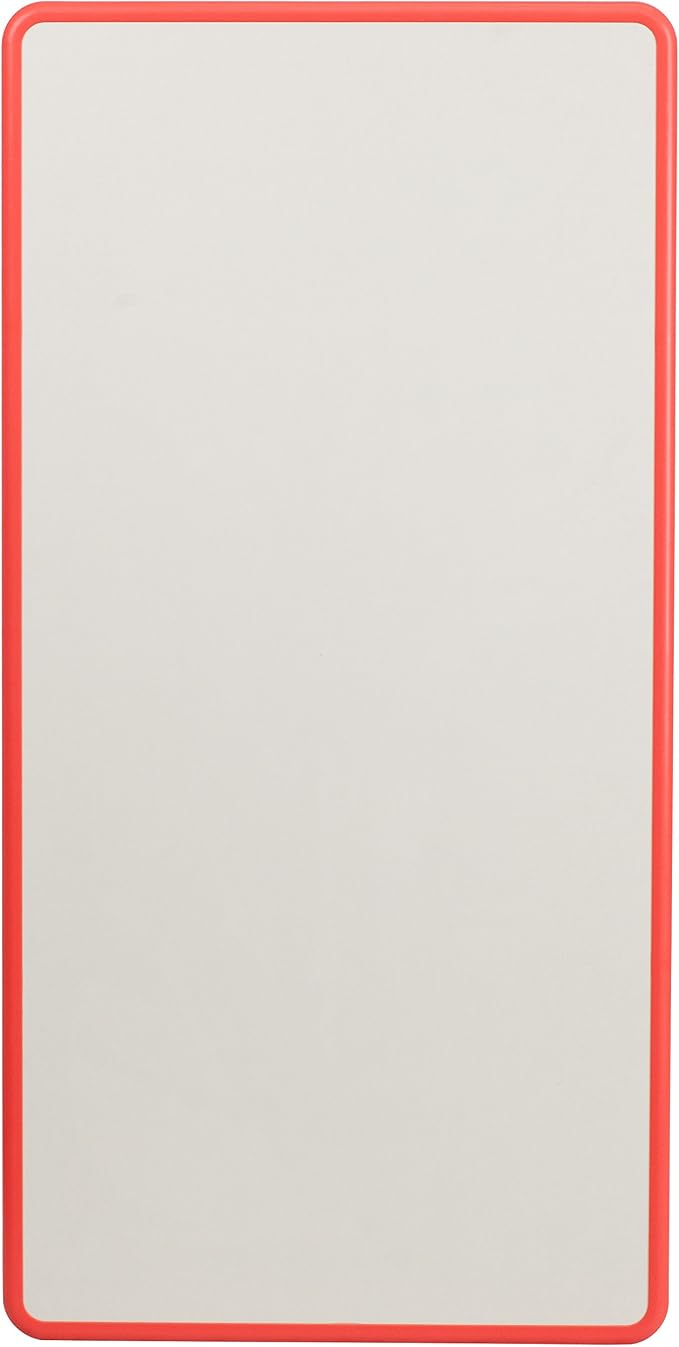 EMMA + OLIVER Adjustable Kids Activity Table for Home Use, Height-Adjustable Classroom Table for Kids, 23.625" W x 47.25" D x 14.5-23.5" H, Red
