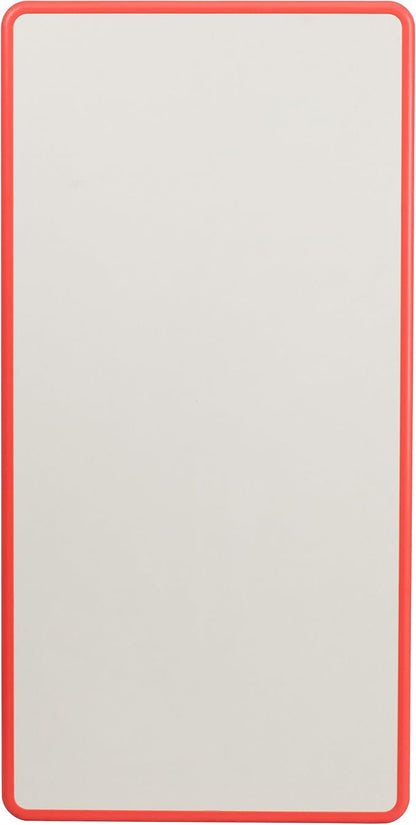 EMMA + OLIVER Adjustable Kids Activity Table for Home Use, Height-Adjustable Classroom Table for Kids, 23.625" W x 47.25" D x 14.5-23.5" H, Red