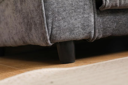 ERYE Foldable Loveseat Sofa Convertible Pull Out Sleeper Sofabed,2 Seat Tufted Upholstered Sofa Modern Convertible Sleeper Couch Bed with Cupholders and Side Pockets