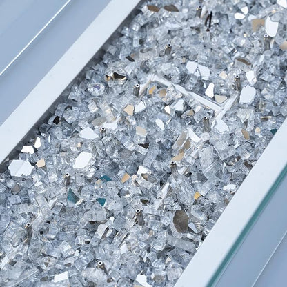 Stanbroil 10-Pound Fire Glass - 1/4 inch Reflective Tempered Fire Glass for Fireplace Fire Pit, Platinum Reflective