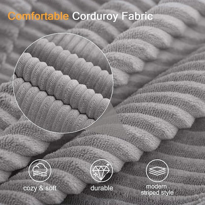 COMAX Futon Sofa Bed, Convertible Sofa Bed, Folding Boneless Couches | Boneless Couch for living room, 4‑in‑1 Fold Out Small Foldable Loveseat Floor Sleeper Mattress Lounge Space‑Saving, Grey