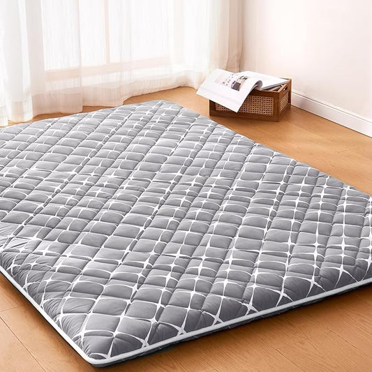 jzbearapt Premium Foam Japanese Floor Mattress Futon Mattress,100% High Density Comfortable Foam, Thicken Tatami Mat Sleeping Pad, Ideal for Comfort and Support, Queen (80" X 60")