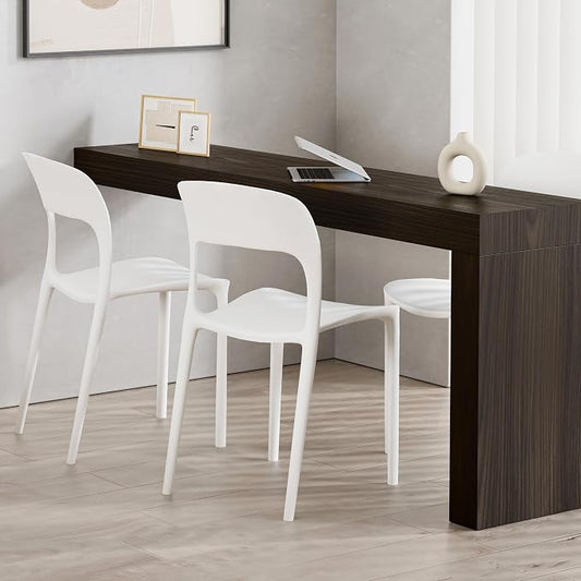 Mobili Fiver, Evolution Desk 70.9 x 15.7 in, Dark Walnut with One Leg, Made in Italy