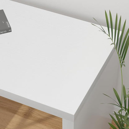 HSH White L Shaped Desk with Drawers Shelves, Corner Home Office Desk L Shape with Storage Cabinet, Large Wood Computer Desk for PC Executive Work Writing Study, Modern Living Room Bedroom Table,60 In