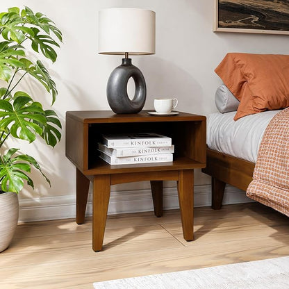 Catherine Nightstand Without Drawer - Dark Chocolate