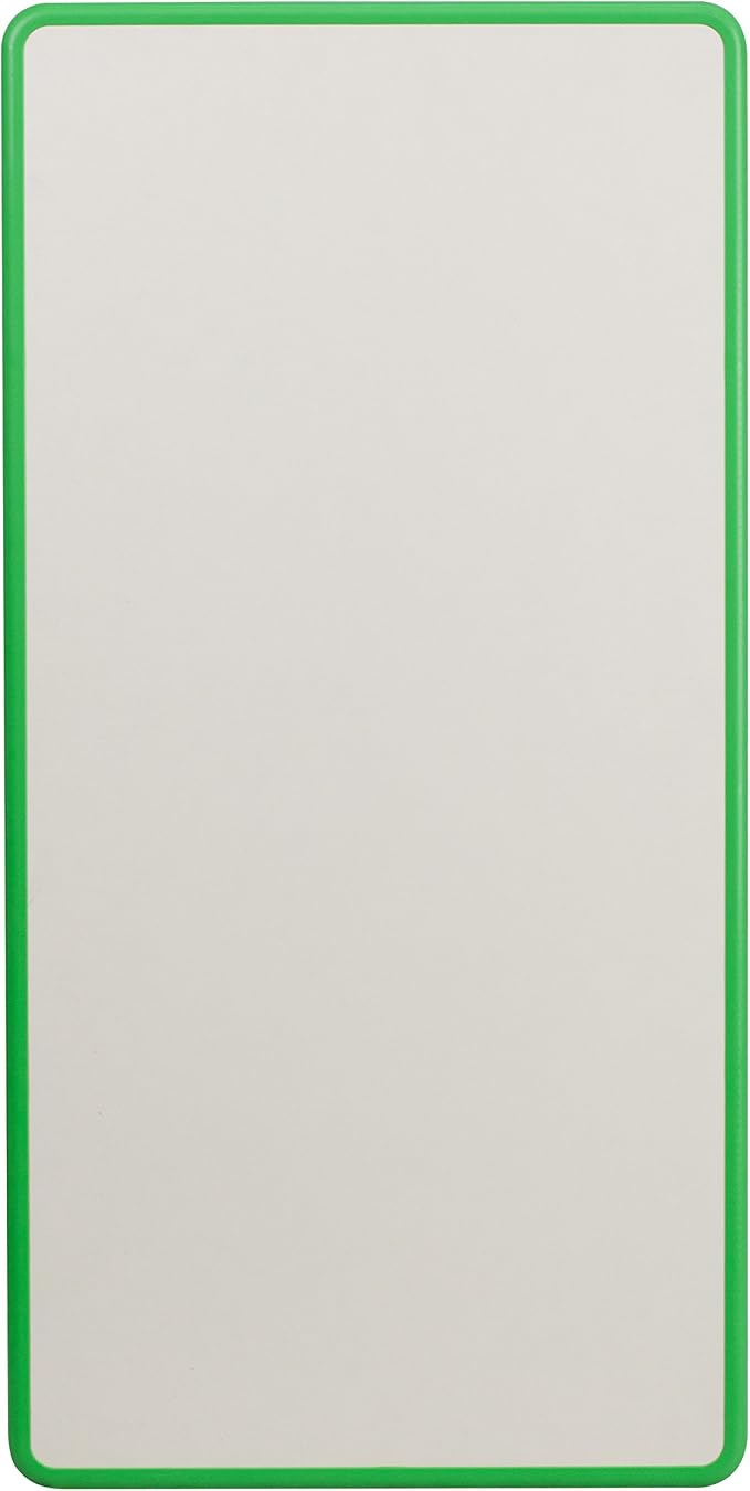 BizChair 23.625x47.25 Green Plastic Height Adjustable Activity Table