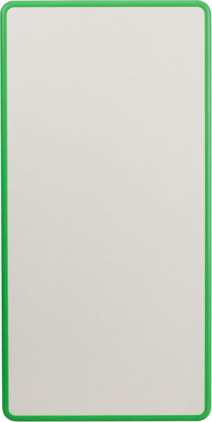 BizChair 23.625x47.25 Green Plastic Height Adjustable Activity Table