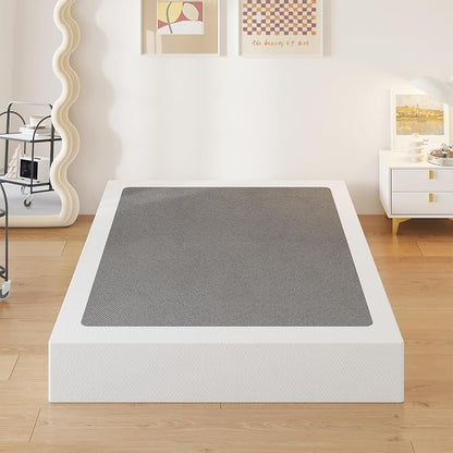 Yicensen 10 Inch Box Spring for Queen Bed High Profile Heavy Duty Metal Queen Box Spring with Fabric Cover, Sturdy Mattress Foundation, Easy Assembly, Noise Free, Black