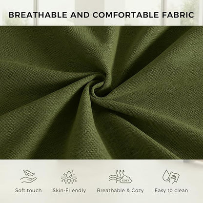 Modular Sectional Sofa Cloud Couch,78.6" Down Filled Comfy Cloud Modern Sofa,2 Seater with Green Linen Couch Cushion Covers Removable Furniture for Living Room