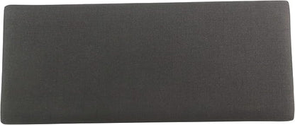 HomePop Large Storage Bench with Nailhead Trim - Charcoal