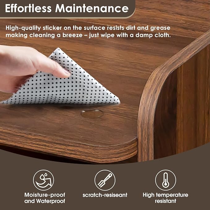 20"-99" Extendable Dining Table with Storage for 2-10 People, Modern Modular Extension Table, Space-Saving Extra Long Folding Dining Table, Multifunctional Conference Meeting Table, Walnut