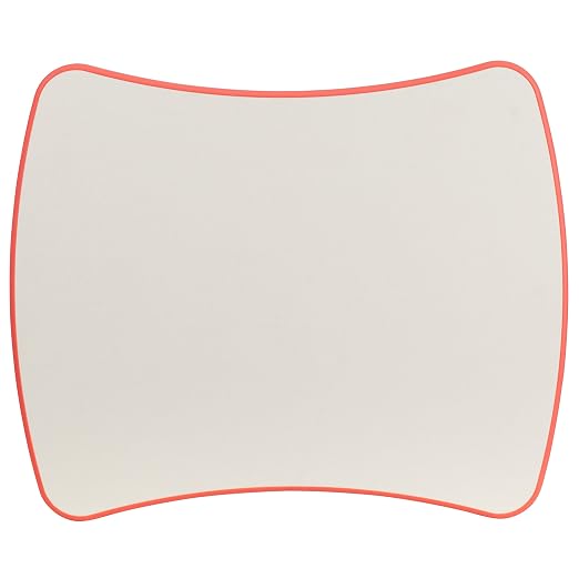 EMMA + OLIVER 21.875x26.625 Red Plastic Height Adjustable Activity Table