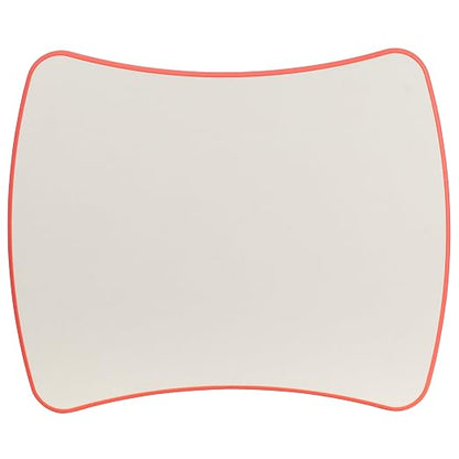 EMMA + OLIVER 21.875x26.625 Red Plastic Height Adjustable Activity Table