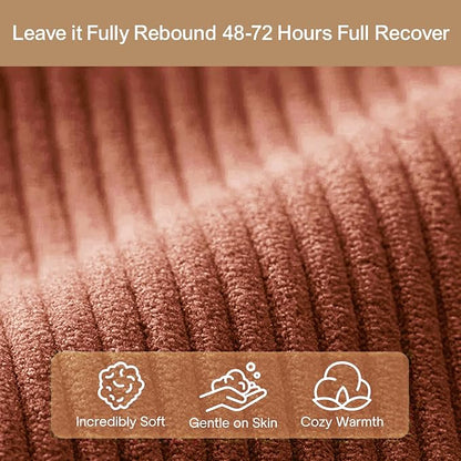 Single Couch Sofa for Small Spaces 2 in 1 Convertible Sofa to Lounger Comfy Bean Bag Chair for Adults with Removable Cover with Pillows for Bedroom, Apartment, Office (Orange, 35.43" Single Sofa)
