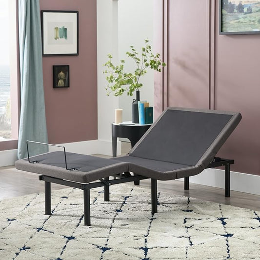 Lucid® L600 Adjustable Bed Frame – Zero Gravity – Massage – App, Twin XL