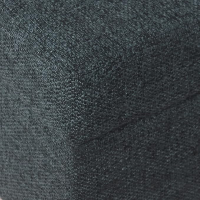 HomePop 32" Square Storage Ottoman - Textured Navy