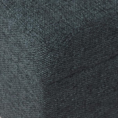 HomePop 32" Square Storage Ottoman - Textured Navy