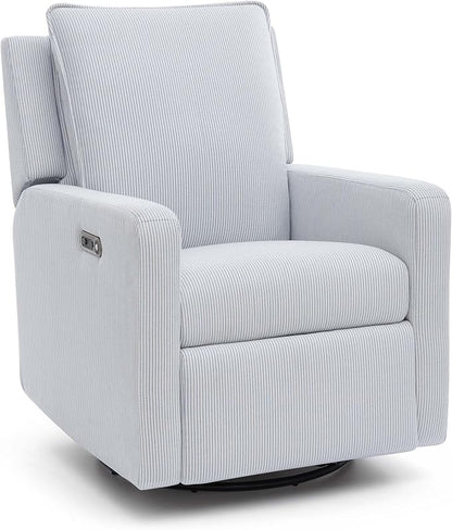 Delta Children - babyGap Harlowe Power Recliner, Sky Blue | Power Recliner with USB-A and Type-C Ports, Greenguard Gold Certified, Stain-Resistant Fabric, Oeko-TEX 100 Certified