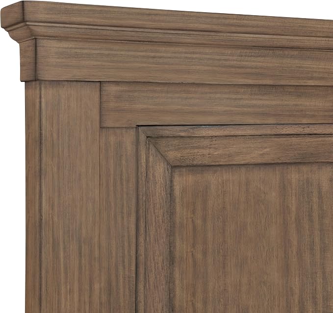 New Classic Furniture Mariana 5-Piece Wood Queen Bedroom Set, Vintage Mocha