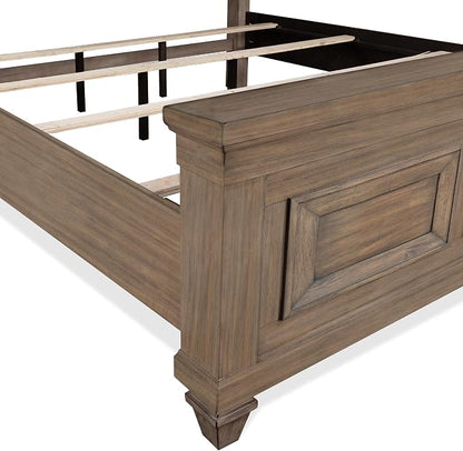 New Classic Furniture Mariana 5-Piece Wood King Bedroom Set, Vintage Mocha